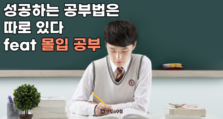 성공하는 공부법은 따로 있다 feat 몰입 공부