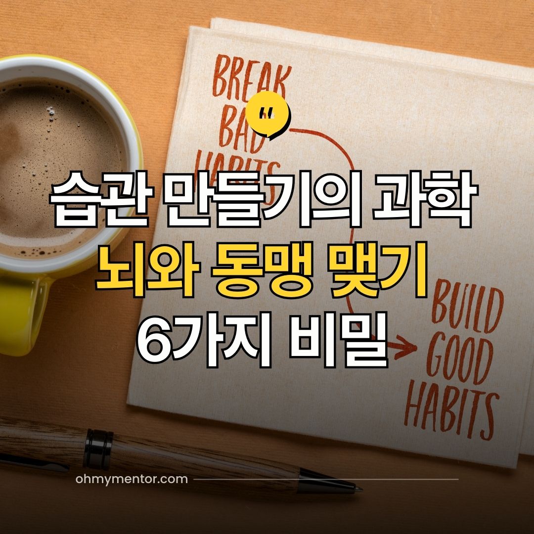 습관 만들기의 과학 뇌와 동맹 맺기 6가지의 비밀