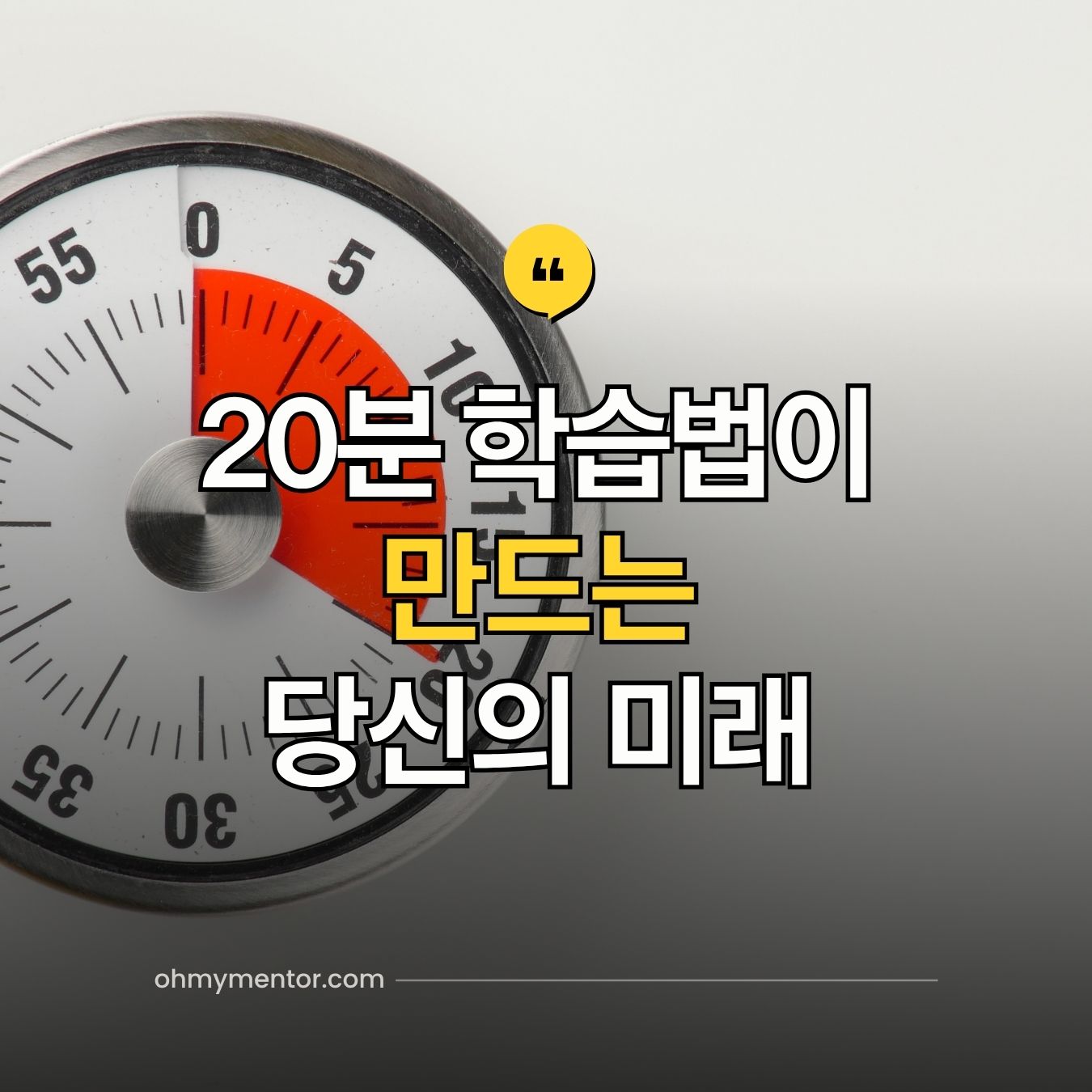 20분 학습법이 만드는 당신의 미래